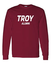 Load image into Gallery viewer, Troy University Alumni Long Sleeve T-Shirt - Cardinal Red