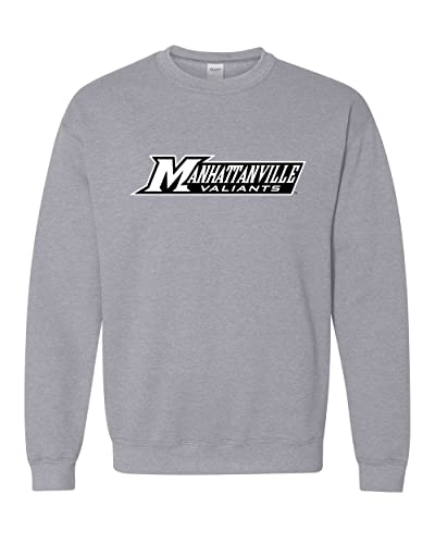 Manhattanville Valiants Crewneck Sweatshirt - Sport Grey