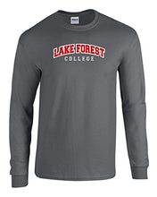 Load image into Gallery viewer, Lake Forest College Long Sleeve T-Shirt - Charcoal
