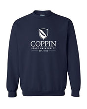 Load image into Gallery viewer, Coppin State University Crewneck Sweatshirt - Navy