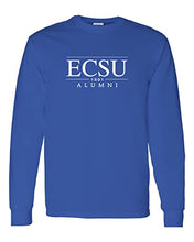 Load image into Gallery viewer, Elizabeth City State ECSU Alumni Long Sleeve T-Shirt - Royal