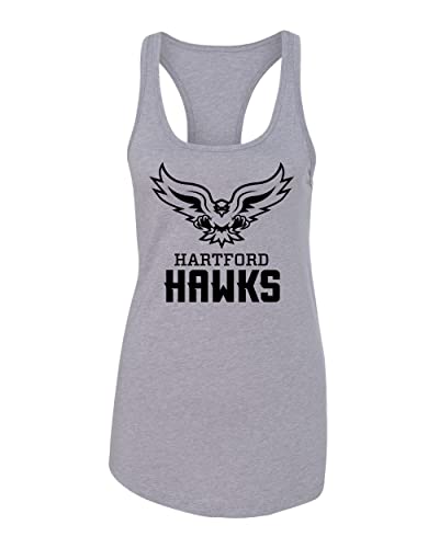 University of Hartford Hawks Ladies Tank Top - Heather Grey