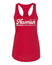Load image into Gallery viewer, Vintage Newman University Ladies Tank Top - Red