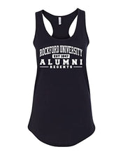 Load image into Gallery viewer, Rockford University Alumni Ladies Tank Top - Black
