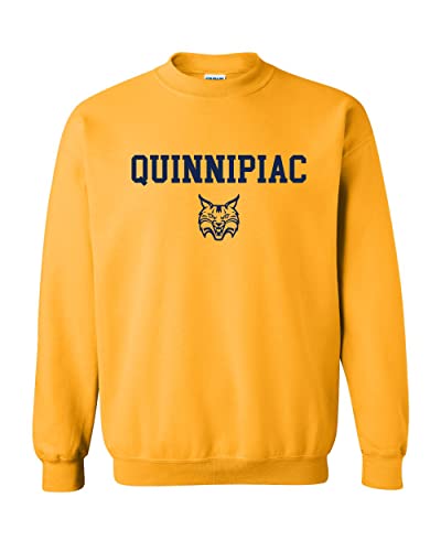 Quinnipiac University Crewneck Sweatshirt - Gold