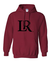 Load image into Gallery viewer, Lenoir-Rhyne University LR Hooded Sweatshirt - Cardinal Red