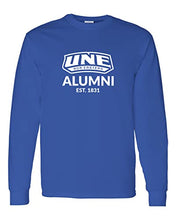 Load image into Gallery viewer, University of New England Alumni Long Sleeve Shirt - Royal
