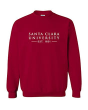 Load image into Gallery viewer, Santa Clara Established Crewneck Sweatshirt - Cardinal Red