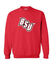 Load image into Gallery viewer, Bridgewater State University BSU Crewneck Sweatshirt - Red
