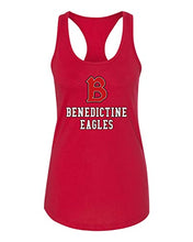 Load image into Gallery viewer, Benedictine University B Ladies Tank Top - Red
