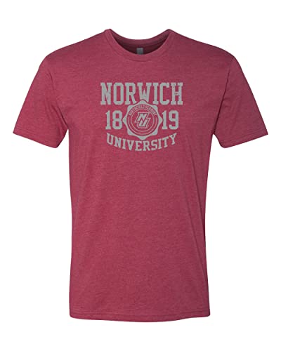 Norwich University Vintage Exclusive Soft Shirt - Cardinal