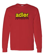 Load image into Gallery viewer, Adler University Long Sleeve T-Shirt - Red
