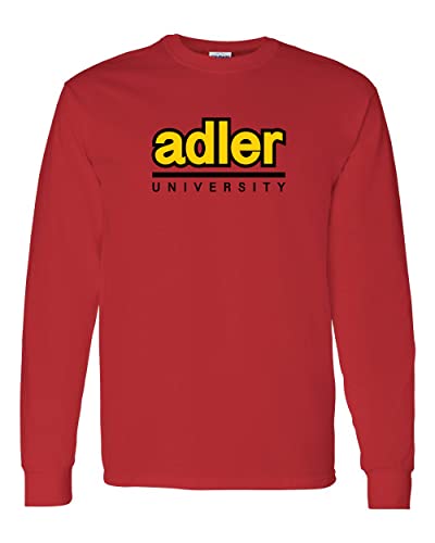 Adler University Long Sleeve T-Shirt - Red
