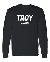 Load image into Gallery viewer, Troy University Alumni Long Sleeve T-Shirt - Black