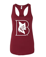Load image into Gallery viewer, Bates College Bobcat B Ladies Tank Top - Cardinal