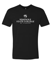 Load image into Gallery viewer, Seminole State College Stacked Soft Exclusive T-Shirt - Black