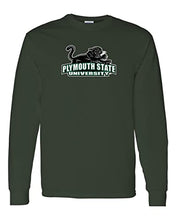 Load image into Gallery viewer, Plymouth State University Mascot Long Sleeve Shirt - Forest Green