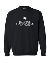 Load image into Gallery viewer, Seminole State College Stacked Crewneck Sweatshirt - Black