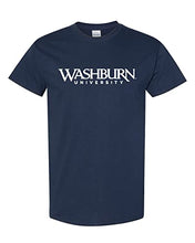 Load image into Gallery viewer, Washburn University 1 Color T-Shirt - Navy