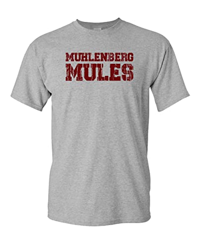Muhlenberg Mules T-Shirt - Sport Grey