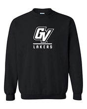 Load image into Gallery viewer, Grand Valley GV Lakers One Color Crewneck Sweatshirt - Black