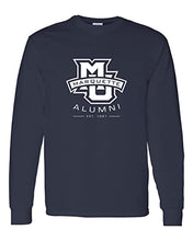 Load image into Gallery viewer, Marquette University Alumni Long Sleeve T-Shirt - Navy