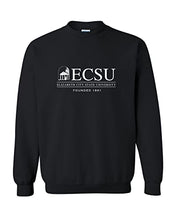Load image into Gallery viewer, Elizabeth City State University Crewneck Sweatshirt - Black