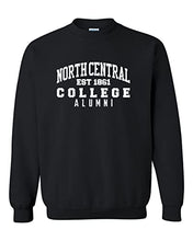 Load image into Gallery viewer, North Central College Alumni Crewneck Sweatshirt - Black
