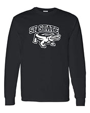Load image into Gallery viewer, San Francisco SF State Gators Long Sleeve Shirt - Black