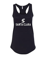 Load image into Gallery viewer, Santa Clara University Ladies Tank Top - Black