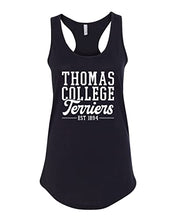 Load image into Gallery viewer, Thomas College Est 1894 Ladies Tank Top - Black