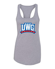 Load image into Gallery viewer, University of West Georgia UWG Wolves Ladies Tank Top - Heather Grey