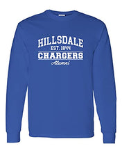 Load image into Gallery viewer, Hillsdale College Alumni Long Sleeve T-Shirt - Royal