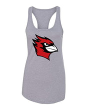 Load image into Gallery viewer, Wesleyan University Full Color Mascot Ladies Tank Top - Heather Grey