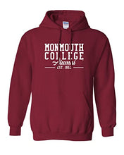 Load image into Gallery viewer, Monmouth College Alumni Hooded Sweatshirt - Cardinal Red
