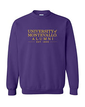 Load image into Gallery viewer, University of Montevallo Alumni Crewneck Sweatshirt - Purple