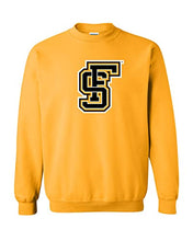 Load image into Gallery viewer, Framingham State University FS Crewneck Sweatshirt - Gold