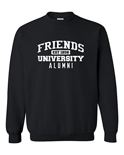 Friends University Alumni Crewneck Sweatshirt - Black