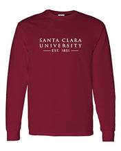 Load image into Gallery viewer, Santa Clara Established Long Sleeve Shirt - Cardinal Red
