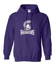 Load image into Gallery viewer, Winona State Warriors Primary Hooded Sweatshirt - Purple