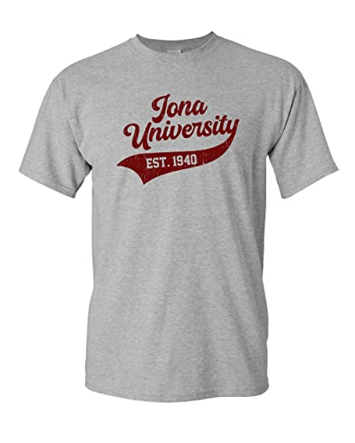 Iona University Alumni T-Shirt - Sport Grey