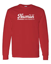 Load image into Gallery viewer, Vintage Newman University Long Sleeve T-Shirt - Red