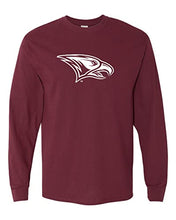 Load image into Gallery viewer, North Carolina Central Mascot Long Sleeve T-Shirt - Maroon