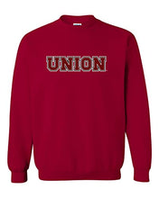 Load image into Gallery viewer, Union College Union Crewneck Sweatshirt - Cardinal Red