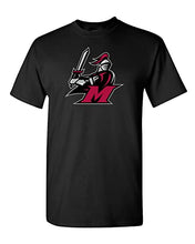 Load image into Gallery viewer, Manhattanville College Full Color Mascot T-Shirt - Black