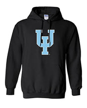 Load image into Gallery viewer, Upper Iowa University Pitchfork Hooded Sweatshirt - Black