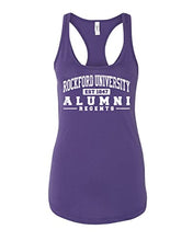 Load image into Gallery viewer, Rockford University Alumni Ladies Tank Top - Purple Rush