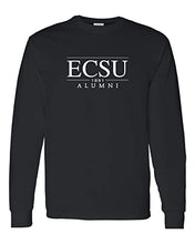 Load image into Gallery viewer, Elizabeth City State ECSU Alumni Long Sleeve T-Shirt - Black