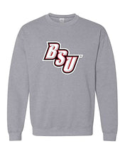 Load image into Gallery viewer, Bridgewater State University BSU Crewneck Sweatshirt - Sport Grey