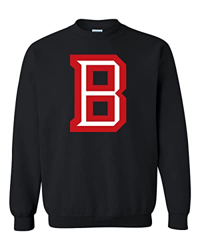 Bradley University B Crewneck Sweatshirt - Black